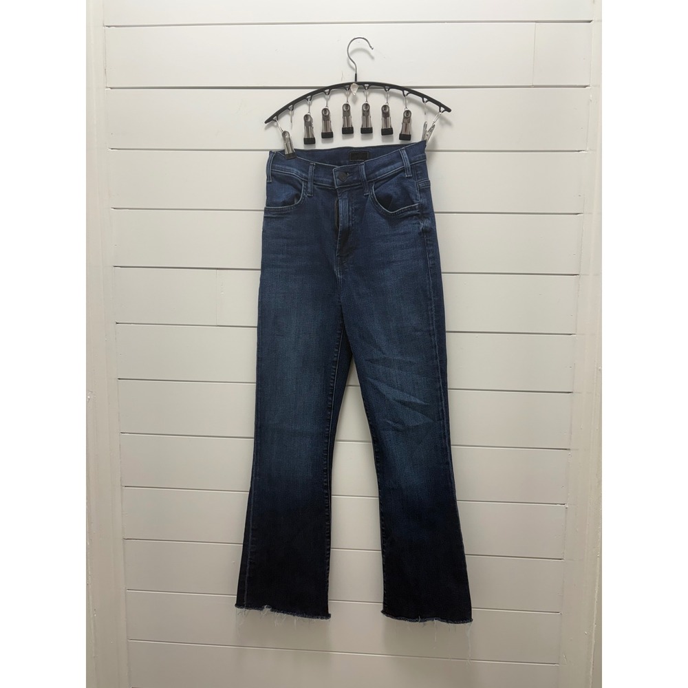 Mother The Hustler Ankle Fray Jeans Size 25